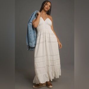 NWT - Maeve Strapless Smocked Midi Dress - XL